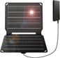 FlexSolar 10W Portable Solar Panels Charger 5V USB Small Foldable IP67 Waterproof Power Emergency Camping Backpacking Hiking for Phones iPads Power Banks