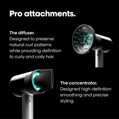 L'Oréal Professionnel AirLight Pro, Professional Hair Dryer Powered by Infrared-Light Technology and Wind, Fast Drying Without Heat Damage, Approved by Hair Pros, For All Hair Types