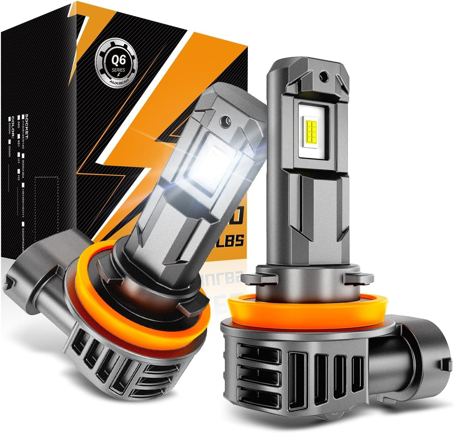 LED Fog Light Bulbs | High Brightness Fog Lamps | Vehicle Fog Light Replacement | Plug and Play Fog Lights | Universal Fit Fog Bulbs - PuriLite