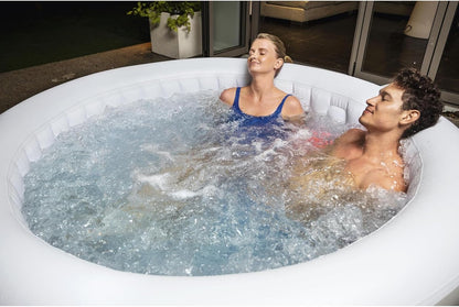 Bestway 60008R SaluSpa Tahiti Airjet Hot Tub Spa, 4 Person, 71" x 71" x 26"/1.80m x 1.80m x 66cm