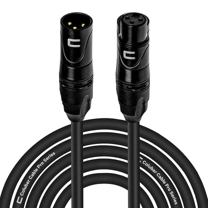 Balanced XLR Cable Male to Female - 6 Feet Pink - Pro 3-Pin Microphone Connector for Powered Speakers, Audio Interface or Mixer for Live Performance & Recording