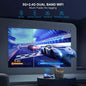 [Electric Focus] Mini Projector with 5G WiFi and Bluetooth, WiMiUS 1080P Portable Projecteur, Outdoor Movie Projector, 300" Screen, Home Theater Projector Compatible with iOS/Android/TV Stick/HDMI/PS5