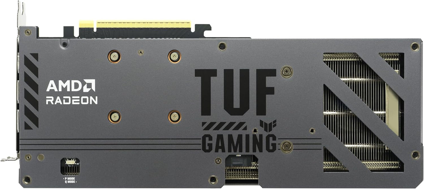 ASUS Prime Radeon™ RX 9060 XT 16GB GDDR6 OC Edition Graphics Card (PCIe 5.0, HDMI/DP 2.1, 2.5-Slot Design, axial-tech Fans, Dual Ball Fan Bearings, Dual BIOS, ASUS GPU Guard)