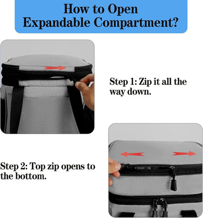 Lunch Box Cooler Bag - Insulated Tactical Lunchbox for Men - XLarge Lunch Pail Lunch Kit for Adults Work Outdoor Shifts Trips Black Camo 25L