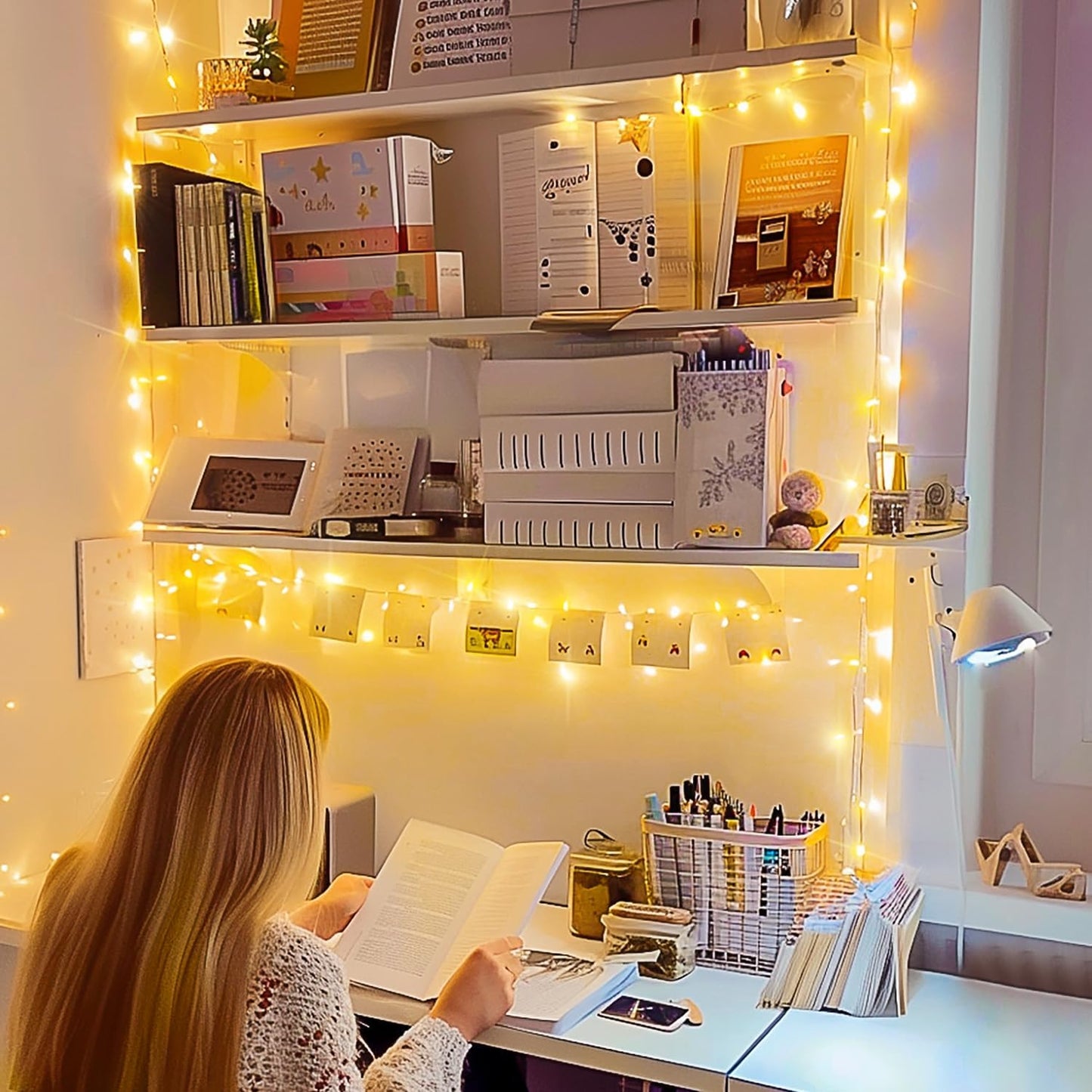 JMEXSUSS 66ft 200 LED Halloween Lights Outdoor, Orange String Lights Clear Wire, 8 Modes Orange Halloween Christmas String Lights Plug in for Tree Indoor Patio Garden Thanksgiving Decorations