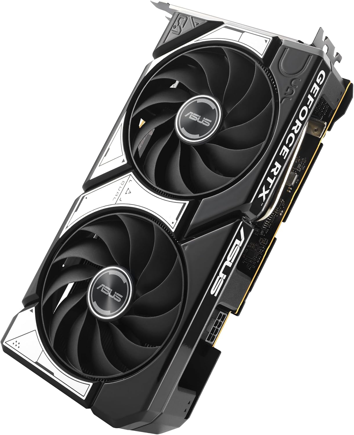 ASUS Dual GeForce RTX 4060 EVO White OC Edition 8GB GDDR6 (PCIe 4.0, 8GB GDDR6, DLSS 3, HDMI 2.1a, DisplayPort 1.4a, Axial-tech Fan Design, 0dB Technology, Dual BIOS, Auto-Extreme Tech)
