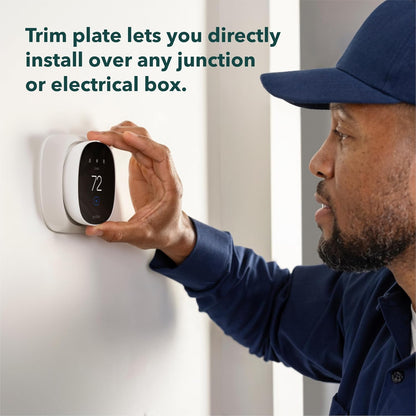 ecobee Trim Plate - Made for ecobee Smart Thermostat Essential - Programmable WiFi Thermostat Accessory