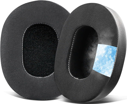 SOULWIT Replacement Earpads for Skullcandy Hesh 3/ANC/Evo & Crusher Wireless/ANC/Evo & Venue ANC Over-Ear Headphones, Ear Pads Cushions with Noise Isolation Foam - Hesh3 PL Black