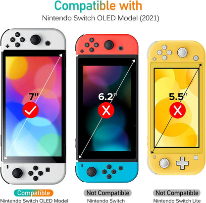 ivoler 4-Pack Screen Protector Tempered Glass for Nintendo Switch 2 Model 2025 with [Alignment Frame] Accessories Transparent HD Clear Anti-Scratch Screen Protector for Nintendo Switch 2, 7.9-Inch