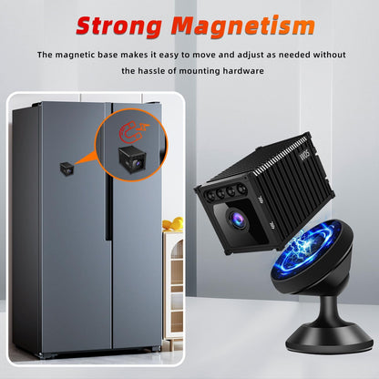 Mini Hidden Camera,1080P HD Spy Camera with Cloud Storage, Night Vision, AI Motion Detection