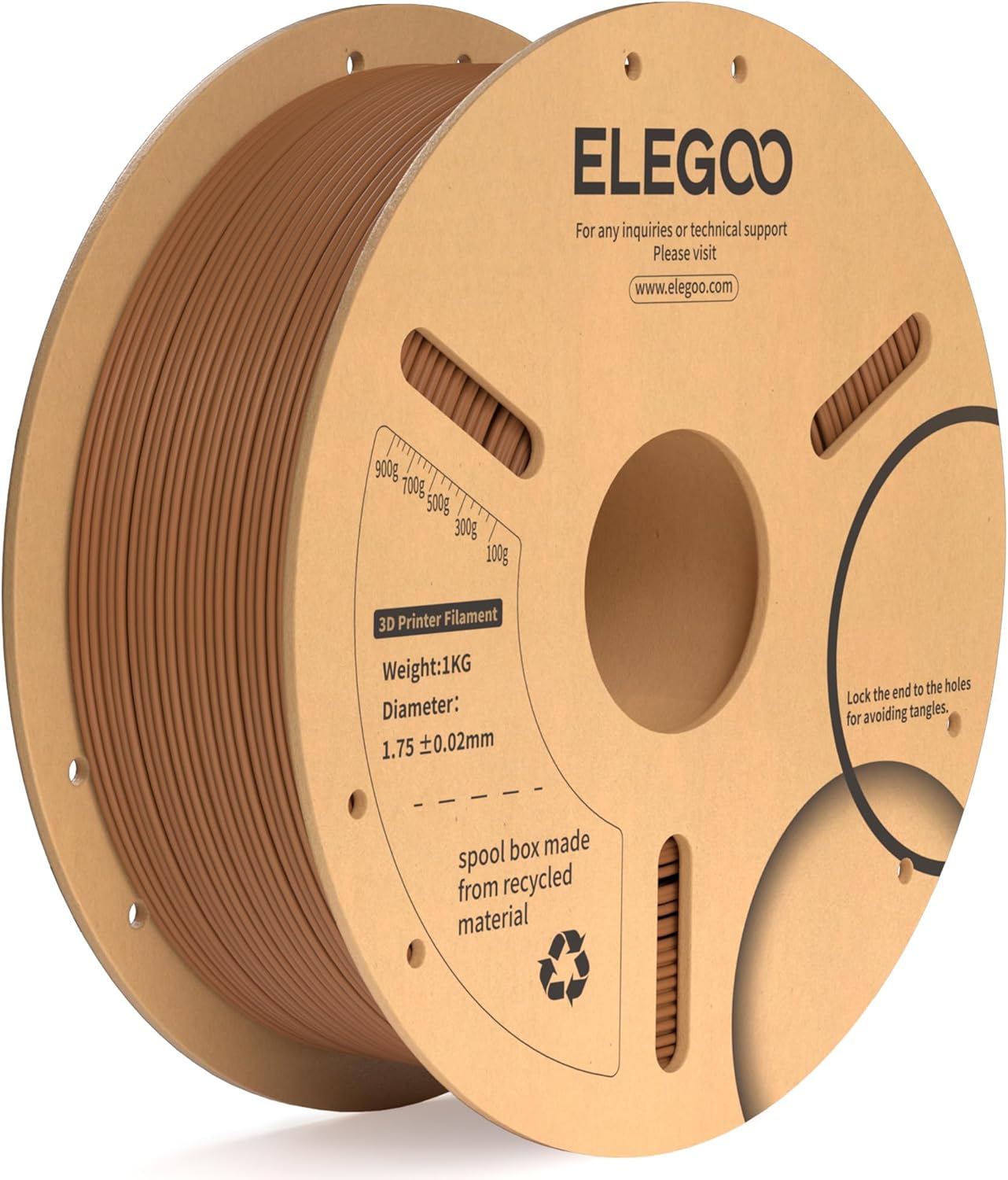 ELEGOO PLA+ Filament 1.75mm Black 4KG, PLA Plus 3D Printer Filament, Dimensional Accuracy +/- 0.02 mm, Tough & High Strength, Fit for Most FDM Printers(1KG/Spool, 2.2 lbs)