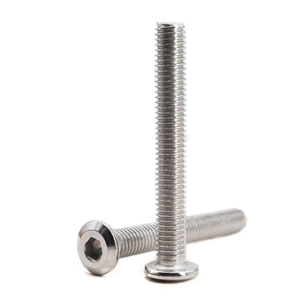 binifiMux 4pcs M10-1.25 x 70mm Serrated Flanged Hex Bolts Flange Hexagon Screws, Stainless Steel 18-8 (304), Plain Finish, DIN 6921