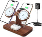 Magnetic Dual Wireless Charger for Smart Phone Multiple Devices, Two Phone Charging Station & Smart Watch