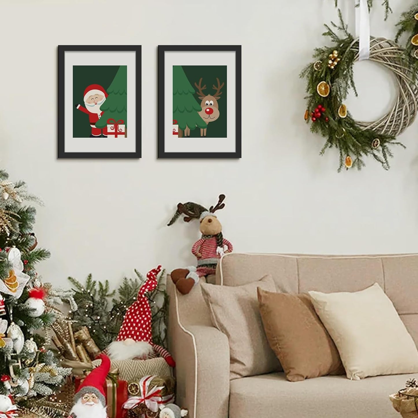 upsimples 11x14 Picture Frame, Display Pictures 8x10 with Mat or 11x14 Without Mat, Wall Hanging Photo Frames, Black