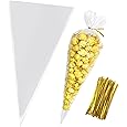 40 Thanks for Popping by! Popcorn Favor Stickers (Gold on White)