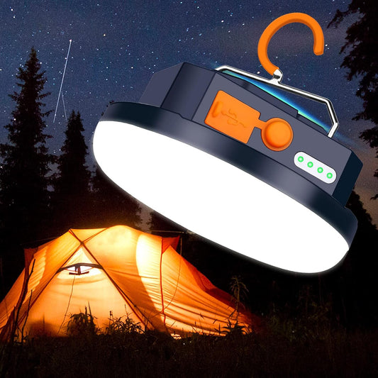 LED Camping Lantern Rechargeable, 9900mAh Power Bank LED Lantern with Magnet Tent Lantern IPX4 Waterproof 2500LM 4 Light Modes for Hook Camping, Hiking, Hurricane Emergency, Home and Car