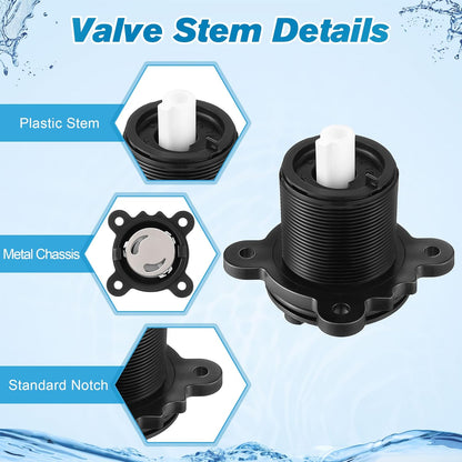 Dreyoo Pressure Balancing Cartridge and Valve Stem Assembly, Compatible with 971-2500 and 974-2910, Compatible with Pfister 0X8/JX8/VB8/JV8 Deep Casting Valve, for Single Handle Tub and Shower Parts