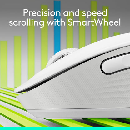 Logitech Signature M650 L Full Size Wireless Mouse - For Large Sized Hands, 2-Year Battery, Silent Clicks, Customizable Side Buttons, Bluetooth, for PC/Mac/Multi-Device/Chromebook - Black