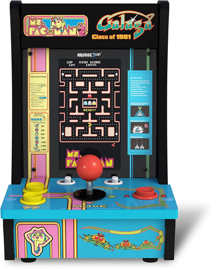 ARCADE1UP Classic Arcade Countercade Machine | 7 Inch Portable Retro Gaming Console with Joystick Controls