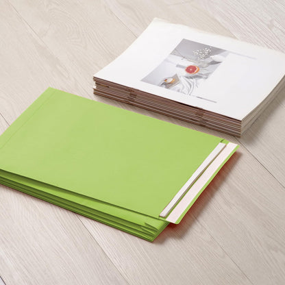 Tanshuqin 9" x 12.75" Self-Seal Catalog Envelopes 32lb Kraft Envelopes for Invitation Cards, Organizing and Storage, Pictures, Photos, Documents (100 PCS)