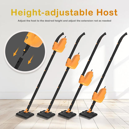 All-in-one Steam Mop Floor Cleaning with 23FT Cord, 12OZ Removable Tank