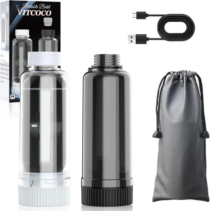 VITCOCO Portable Bidet for Travel, Rechargeable Travel Handheld Sprayer with 2 Bottles, Storage Bag, Pressure Modes, Electric Bidet with Gift Kit for Women/Men, Postpartum Care, Hygiene Cleaning