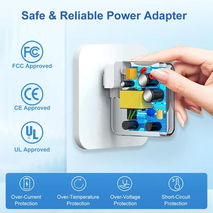 Mac Book Pro Charger 96W/70W USB-C to Mag 3 Power Adapter for Mac Book Pro Air 16,15,14,13 Inch M4 M3 M2 M1 from 2025 2024 2023 2022 2021 Fit All USB C Device Include 6.6ft USBC to Mag 3 Cable