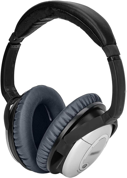 SoloWIT Earpads Cushions for Bose Headphones, Replacement Ear Pads for Bose QuietComfort 15 QC15 QC25 QC2 QC35/Ae2 Ae2i Ae2w/SoundTrue & SoundLink Around-Ear Series - QC25 PL Black&Blue