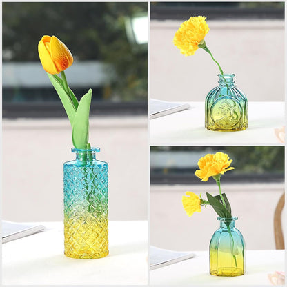 30 Pcs Mini Bud Vases As Wedding Centerpieces for Tables,Clear Bud Vases for Flowers,Small Flower Vases Suitable for Birthday Party,Anniversary,Wedding Reception,Baby Shower