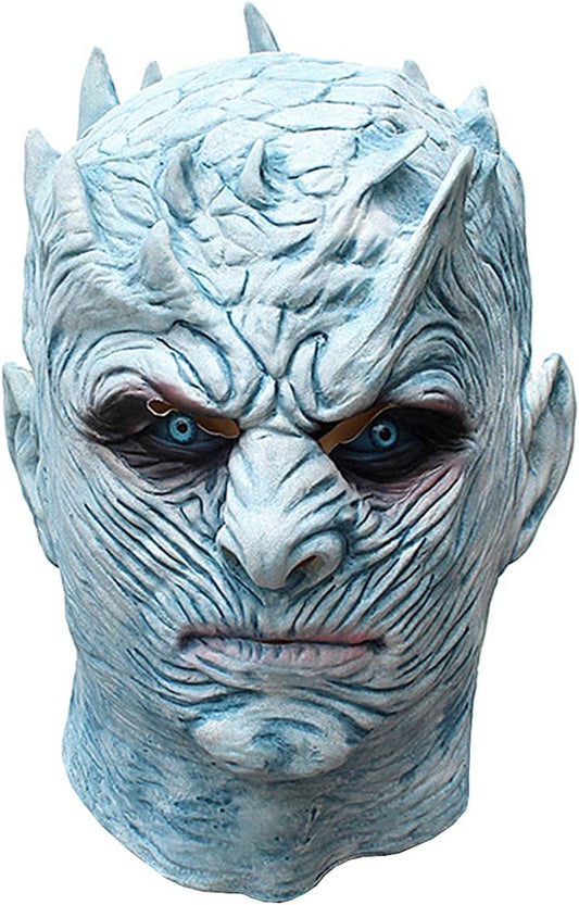Halloween Novelty Mask Nights King White Walker Costume Mask Party Props Mask Creepy Latex Head Mask for Men