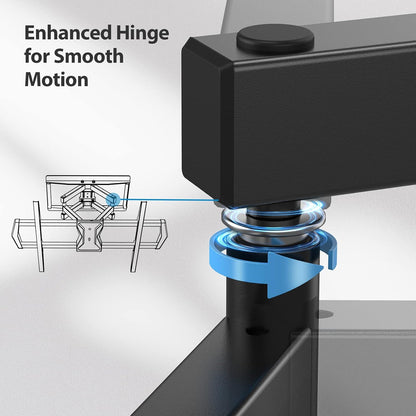 Pipishell Full Motion TV Wall Mount for Most 37-75 inch TVs up to 100 lbs, Wall Mount Bracket with Dual Articulating Arms, Swivel, Tilt, Max VESA 600x400mm, TV Mount Fits 12”/16” Wood Studs, PILF6 - PuriLite