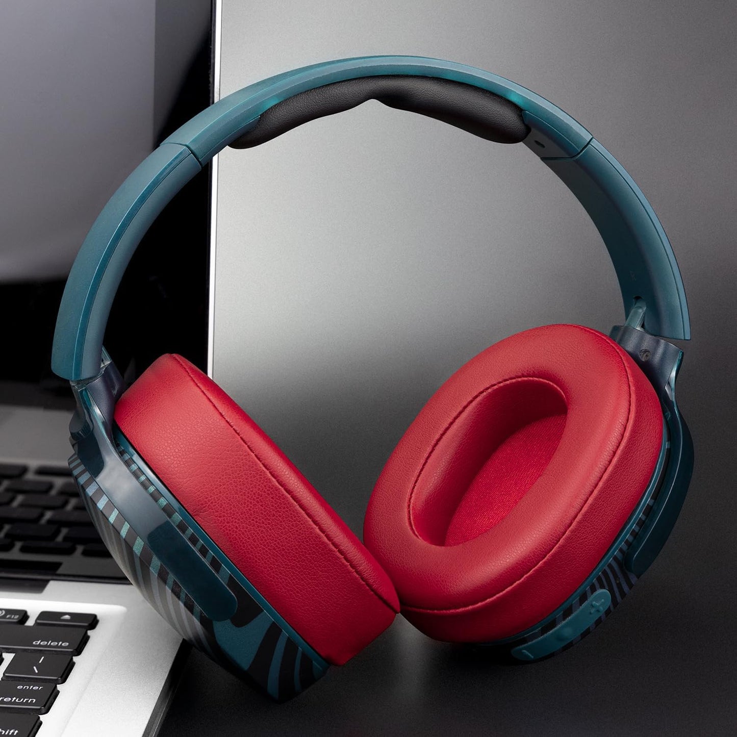 SOULWIT Replacement Earpads for Skullcandy Hesh 3/ANC/Evo & Crusher Wireless/ANC/Evo & Venue ANC Over-Ear Headphones, Ear Pads Cushions with Noise Isolation Foam - Hesh3 PL Black