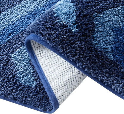 Clara Clark Bathroom Set - Gray Bathroom Accessories Set, Bathroom Sets with Shower Curtain and Rugs, 23PC Shower Curtain Set with Liner, Soap Dispenser, Soap Dish, Toilet Brush Holder, and Trash Can