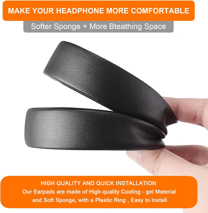 HS60 Earpads, GVOEARS Replacement Ear Pads Cushion for Corsair HS70 HS60 HS50, Softer Durable Knitted Gaming Headset Noise Isolation Earpads (Grey)