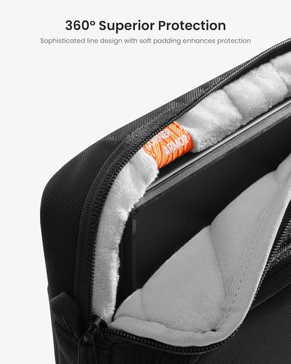 tomtoc 360 Protective Laptop Shoulder Bag for 16-inch MacBook Pro M4/M3/M2/M1 Pro/Max A3403 A3186 A2991 A2485 2024-2019, Water-resistant Sleeve for Dell XPS 15 Surface Book 3 The New Razer Blade 16