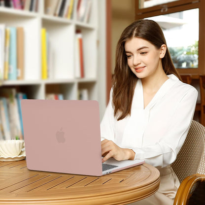 MOSISO Compatible with MacBook Air 13 inch Case 2025 2024 2023 2022 M4 A3240 M3 A3113 M2 A2681, Plastic Hard Shell&Keyboard Cover&Screen Film&Pouch for MacBook Air 13.6 inch Case, Crystal Clear