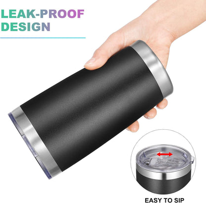 VEGOND 20oz Tumbler with Lid and Straw Stainless Steel Tumbler Cup Bulk Vacuum Insulated Double Wall Travel Coffee Mug Powder Coated Coffee Cup (Bluish Violet 6 Pack)