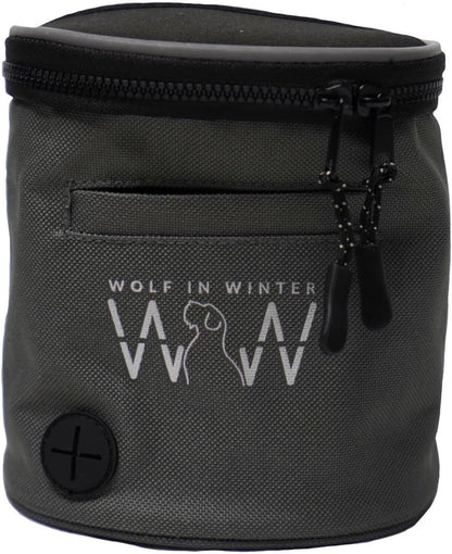 Wolf in Winter Quickdraw XL Dog Treat Pouch Bag for Training with Waste Bag Holder Phone Pocket and Belt Clip – Dog Accessories for Walking Hiking and Puppy Essentials – (Raspberry)