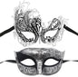 Couple Masquerade Mask Metal Masks Venetian Party Mask Halloween Costume Mask Mardi Gras Mask