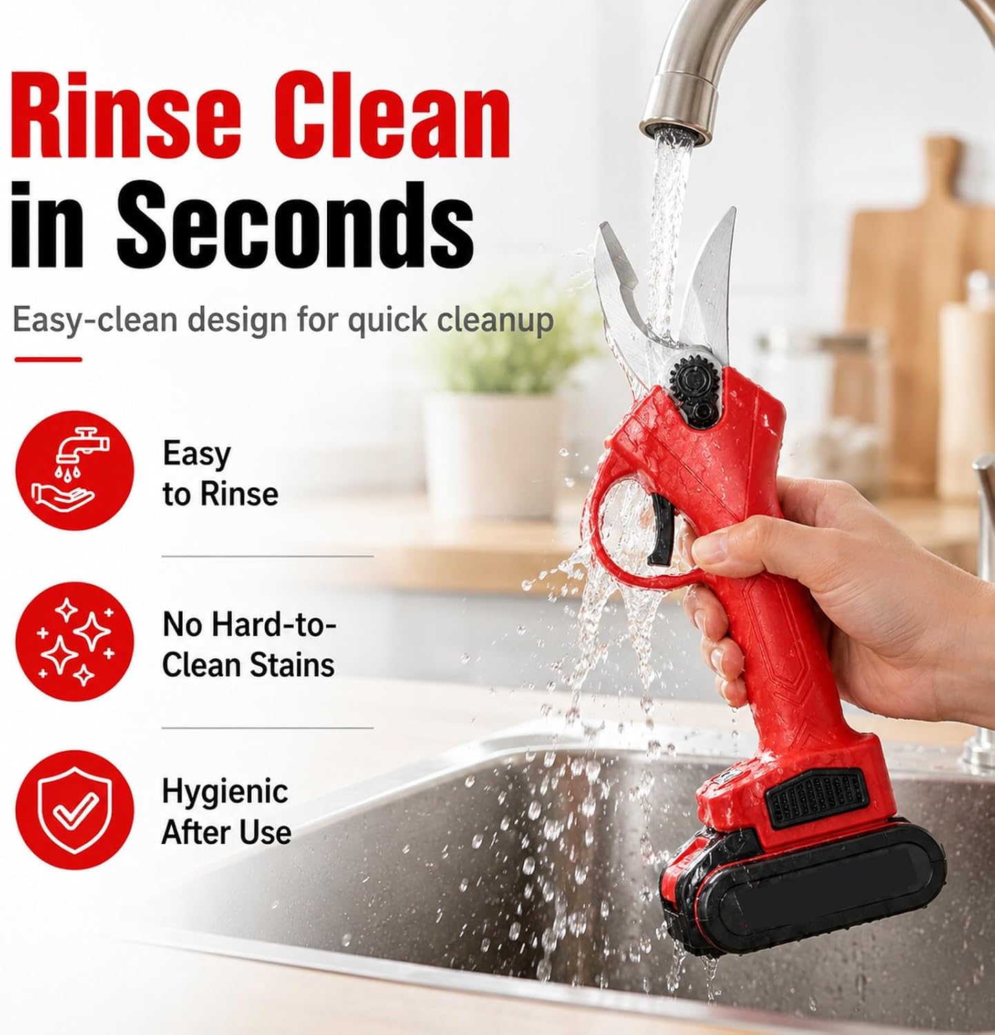 Cordless Electric Kitchen Bone Scissors, Wireless Handheld Poultry Shears | With Multifunctional Cutting Ability, Handles Different Materials, For Daily Cooking