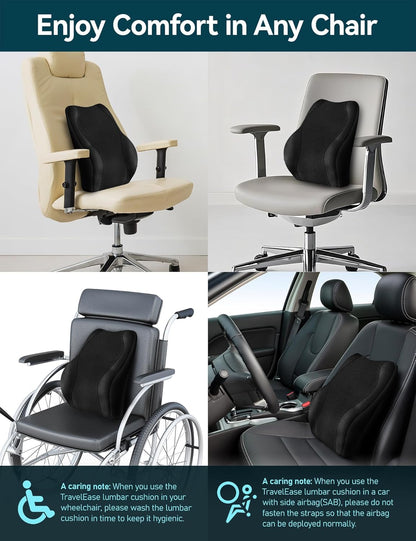Purilite Select Ergonomic Lumbar Support Cushion