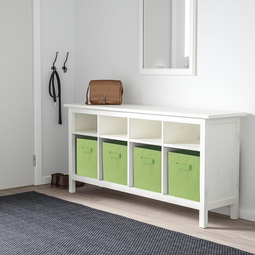 ShellKingdom Storage Bins, Foldable Fabric Storage Cubes And Cloth Organizer Drawer For Closet And Toys, 6 Pack (Lavender+Light Blue+Pink)