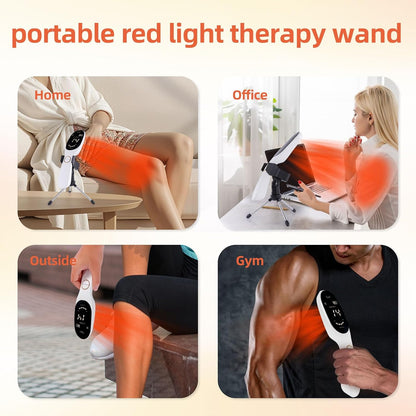 Red Light Therapy Device for Dogs & Cats, Muscle Relief, Handheld Red & Infrared Light for Humans & Pets Daily Use