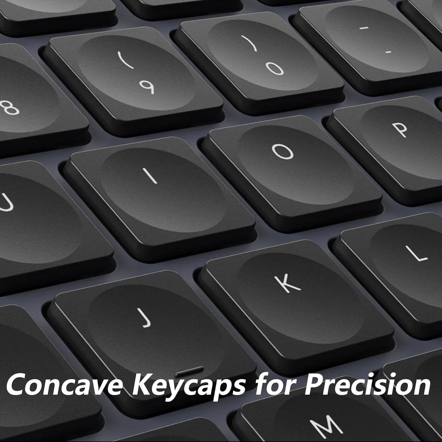 Keychron B6 Pro Quiet Key Full Size Ultra-Slim Wireless Keyboard, ZMK Programmable Bluetooth 5.1/2.4 GHz/Wired with Ultra-Long Battery Life Low Profile for Mac Win Linux System - Space Gray