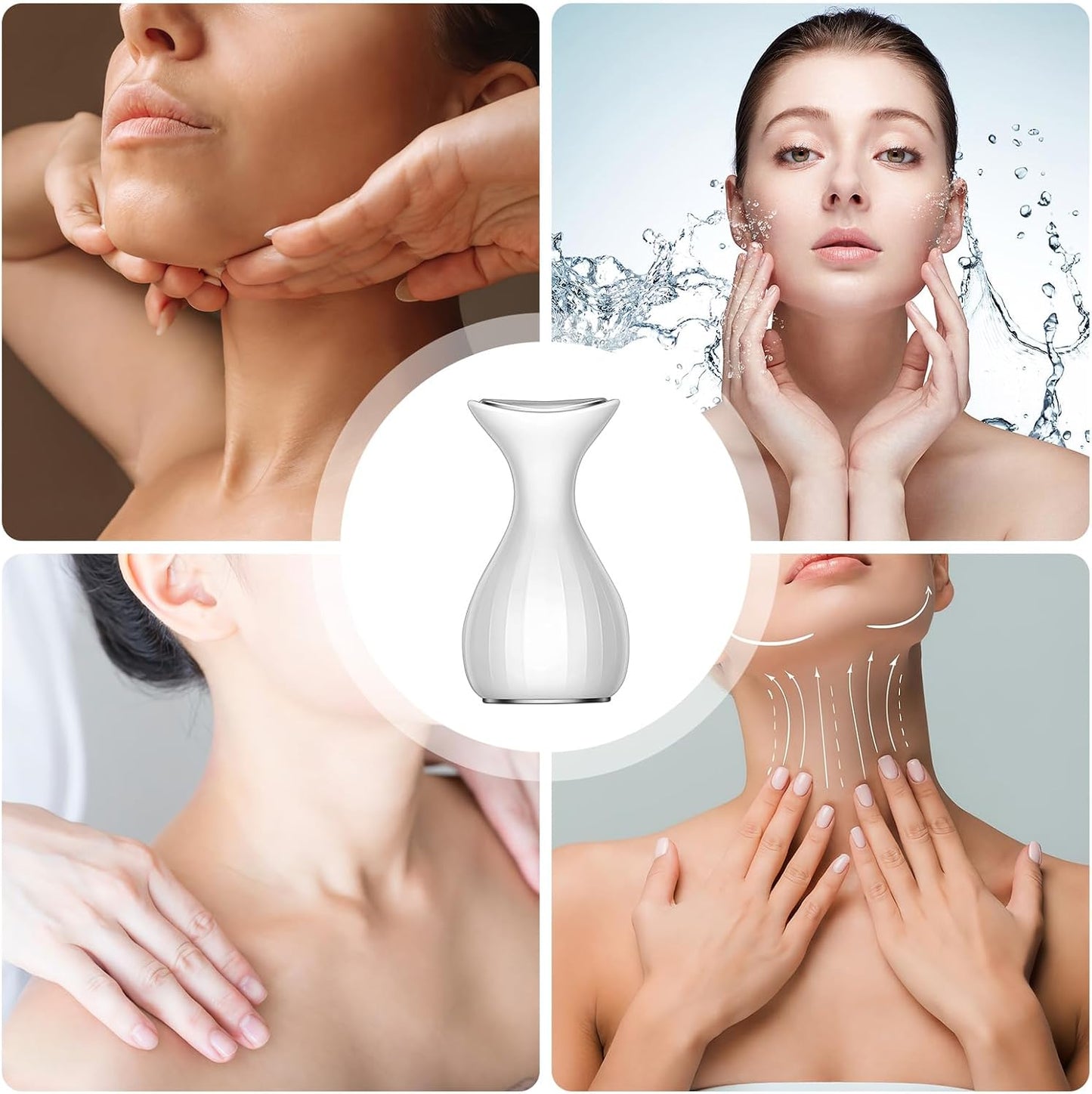 AOYEBO Double-Head Ice Roller for Face, Recharge-Free Cold Massage Tool
