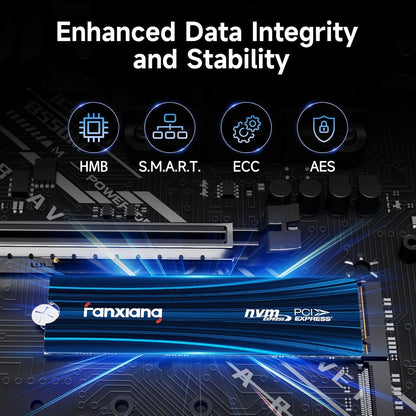 fanxiang S880E 2TB with Heatsink PCIe NVMe SSD Gen 4 Gaming SSD M.2 2280, Up to 7100MB/s Compatible with PS5, Internal Solid State Drive for Gamers, Professionals, Creators