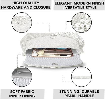 Aheli Indian Potli Bags Gift for Women Evening Bag Clutch Ethnic Bride Purse with Drawstring