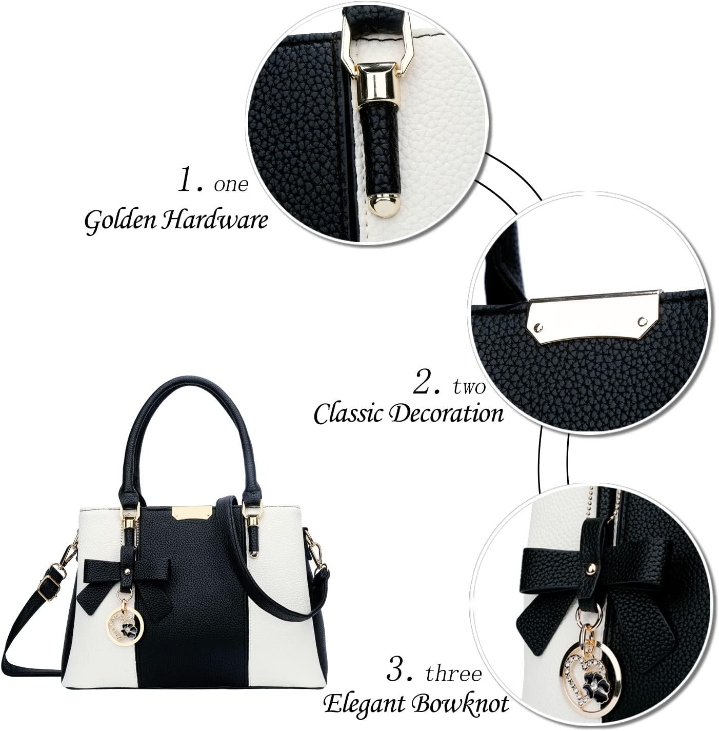 KKXIU Trendy Tote Bag for Women Lightweight Oxford Big Capacity Shoulder Purses and Handbags