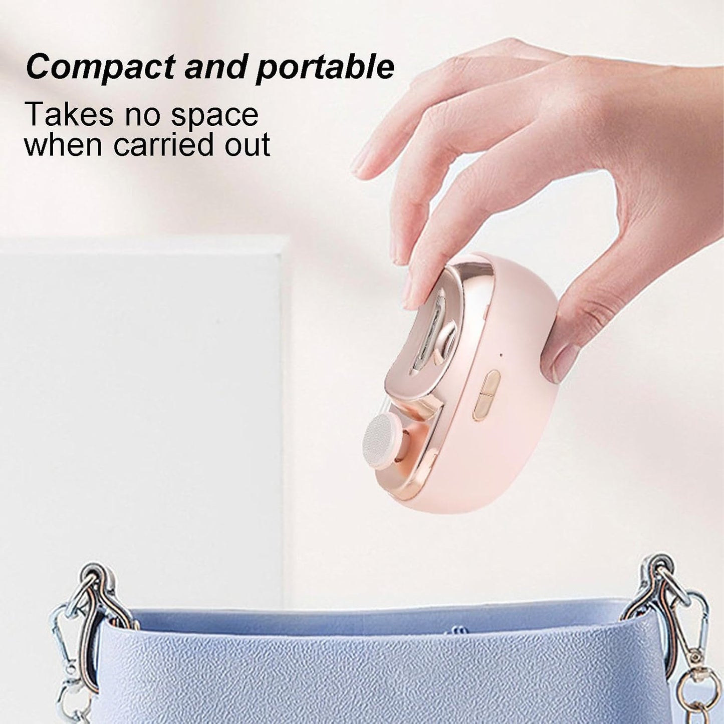 Electric Nail Trimming Tool - 3 in1 Electric Nail Clipper, Toenail and Fingernail Trimmer | Adjustable Nail Cutter Device with LED Light and duall Speed, Nail Grinding and Trimming Kit for Home