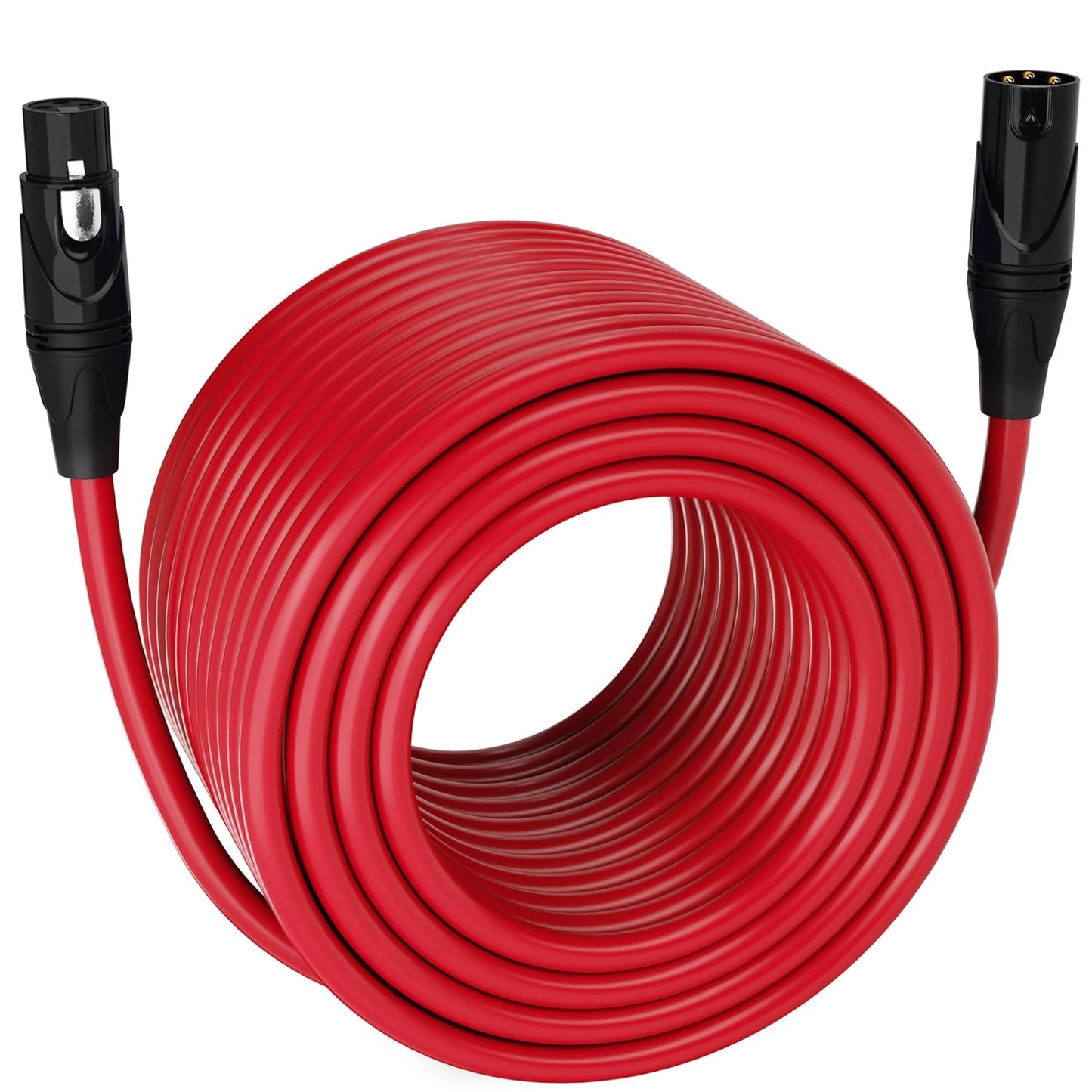 LyxPro 6 Feet XLR Microphone Cable Balanced Male to Female 3 Pin Mic Cord for Powered Speakers Audio Interface Professional Pro Audio Performance and Recording Devices - Blue